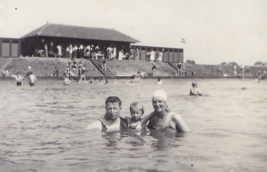Schipbeekbad Schipbeekbad met zandbodem1938