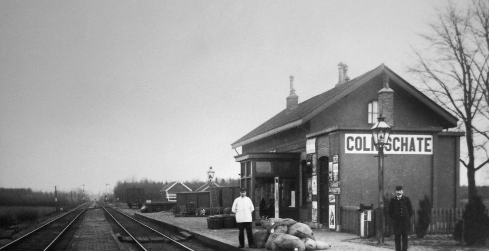 Station Colmschate Station Colmschate 1911