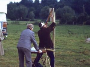 Vogelschieten in actie Colmschate