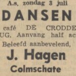Advertentie dansavond Café Cröddenbrug 01-07-1960 Deventer Dagblad Advertentie dansavond Café Cröddenbrug 01-07-1960 Deventer Dagblad