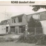 Afbraak Hotel-Café-Restaurant de Cröddenbrug voor de aanleg van de N348