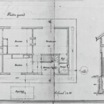 Bouwtekening 1e station Colmschate Stationsweg Bouwtekening 1e station Colmschate Stationsweg