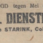 Cafe Starink Colmschate personeelsadvertentie Overijsselsch Dagblad 03-02-1922