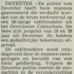 cafehoudster neergeslagen cafe starink