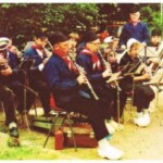 De boerenkapel van muziekvereniging Eendracht Colmschate