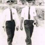 Herman en Henk Alberts, muzikanten van Muziekvereniging Eendracht op de Holterweg