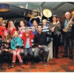 Het opleidingsorkest van muziekverening Eendracht in 2015