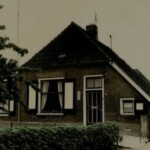 Het woonhuis van de familie Kroeze aan de overkant van de smederij