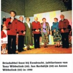 Jubileum leden muziekvereniging Eendracht
