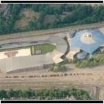 Luchtfoto ijsbaan De Scheg Colmschate