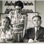 Mevrouw Agema, Juffrouw Woudenberg en meester Agema van de CNS school Colmschaterstraatweg Mevrouw Agema, Juffrouw Woudenberg en meester Agema van de CNS school Colmschaterstraatweg