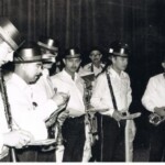 Optreden muziekvereniging Eendracht in 1972
