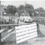 Oude brug bij Café Hagen (Cröddenbrug) 1964