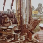 Palen heien voor 't Oostrik 1972 Palen heien voor 't Oostrik 1972