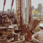 Palen heien voor 't Oostrik 1972 Palen heien voor 't Oostrik 1972