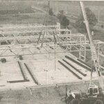 Winkelcentrum Flora in aanbouw 1988 Winkelcentrum Flora in aanbouw 1988