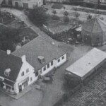 bakkerij veldwachter en molen vanuit de lucht