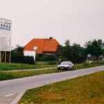 bord met aankondiging bouw de scheg holterweg