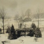 Cafe Cellarius terras van Cellarius aan de overkant van de Holterweg 6-4-1935
