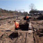 Sporen van het oude station Colmschate sporen van het oude station Colmschate