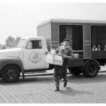 Vrachtwagen van de zuivelcoöperatie IJsseldal