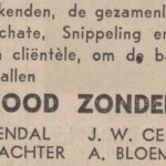 Advertentie geen brood zonder bon 14-01-1948 Deventer Dagblad Advertentie geen brood zonder bon 14-01-1948 Deventer Dagblad