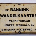 Bord kaarten voor wandeltochten de Bannink Bord kaarten voor wandeltochten de Bannink