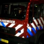 brandweerauto colmschate op zijn nieuwe plek