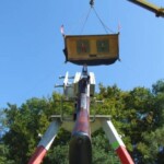 De karabijn gericht op de kogelbak Vogelschieten Colmschate De karabijn gericht op de kogelbak Vogelschieten Colmschate