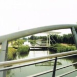 De oude en de nieuwe Rietmansbrug over het kanaal van Colmschate naar Schalkhaar