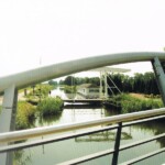 Bruggen in Colmschate De oude en de nieuwe Rietmansbrug over het kanaal van Colmschate naar Schalkhaar