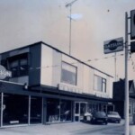 Holterweg 85, nieuwe pand van garage de Roos ca.1970 Colmschate
