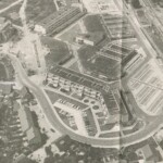 Luchtfoto met winkelcentrum Flora Luchtfoto met winkelcentrum Flora