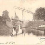 Oude ansichtkaart uit 1903 van de oude brug op de Snippeling Oude ansichtkaart uit 1903 van de oude brug op de Snippeling