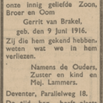 Gerrit van Brakel slachteroffer Oxerhof drama Gerrit van Brakel slachteroffer Oxerhof drama