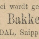 Personeelsadvertentie bakkerijk Bloemendal 09-01-1895 Provinciale Overijsselche en Zwolsche Courant Personeelsadvertentie bakkerijk Bloemendal 09-01-1895 Provinciale Overijsselche en Zwolsche Courant