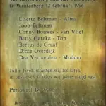 Plaquette Schegramp in de Scheg plaquette schegramp in de scheg