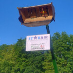 Vogelschieten 2025 Colmschate kogelbak met vogel Vogelschieten 2025 Colmschate kogelbak met vogel