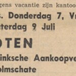 Advertentie Coöperatieve Banninksche Aankoopvereniging Deventer dagblad 06 07 1955 advertentie cooperatieve banninksche aankoopvereniging deventer dagblad 06 07 1955