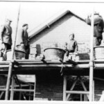 herman veldwachter op de steiger