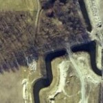 1986 Van links naar rechts de Oxersteeg (tegenwoordig Oude Oxersteeg). Links de boerderij van Klein Swormink, rechts de boerderij van Wolters.