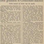 3 gezinnen dakloos o.a. groenteboer Opperman Deventer Dagblad 09-01-1950