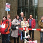 Actie tegen spoorboog Colmschate september 2016 Actie tegen spoorboog Colmschate september 2016