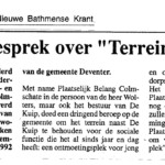 Krant Evenemententerrein de Kuip niet volbouwen Krant Evenemententerrein de Kuip niet volbouwen