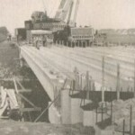 Mei 1990, brug over de Schipbeek Siemelinksweg, tweede afslag van de A1