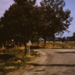 Oude foto van de Vijfsprong zonder de bebouwing van de Vijfhoek Oude foto van de Vijfsprong zonder de bebouwing van de Vijfhoek