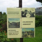 Protest tegen de tweedeling door sluiting van de spoorwegovergang Stationsweg