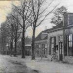 Rechts het oude postkantoor later de groentewinkel van Jan Opperman