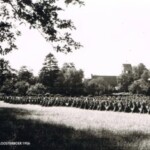 Roggeland van Kloosterboer Dorahof in 1956, nu is het evenemententerrein naast De Kuip