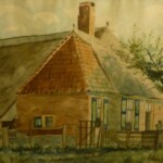 Schilderij van de Hulle van voor de oorlog Schilderij van de Hulle van voor de oorlog